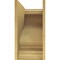Ekena Millwork 12"W x 24"D x 24"H Classic Scroll Rough Cedar Woodgrain TimberThane Corbel, Primed Tan CORUR12X24X24SCRRCPR - alternate 3